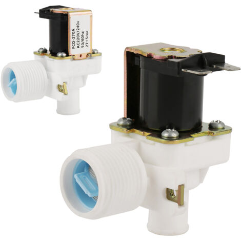 Vanne électrovanne d'admission d'eau pour lave-linge FCD270A, 220V/240V AC, raccord BSPP 3/4" (1/5)