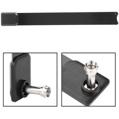 Antenne TV Numérique HD 480p‑1080p pour 100+ Chaînes Gratuites, Récepteur Signal Télévision