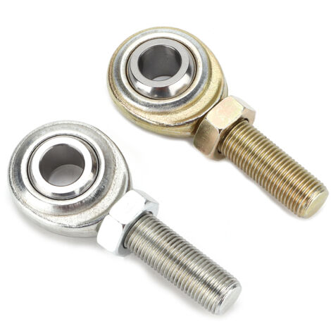 2 pièces de rotules filetées mâle 1/2"x1/2‑20 pour véhicules, quads, bateaux et motos (1/5)