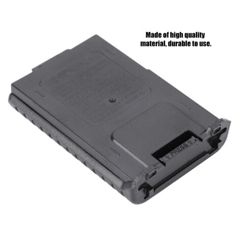 Étui à batterie portable noir pour Baofeng UV5R, UV5RB, UV5RE, UV5RE Plus, UV5R+ (1/5)
