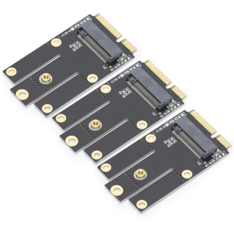 3 Pièces Carte Réseau Sans Fil M2/NGFF vers Mini PCI-E Convertisseur Accessoires Réseau (1/5)
