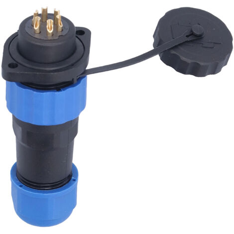 Prise industrielle étanche IP68 AC380V 10A, connecteur aviation SP206 broches pour adaptateur de puissance (1/5)