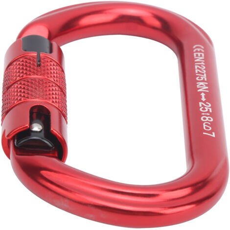 Mousqueton en Alliage d'Aluminium Xinda, Résistant pour Escalade et Accrochage, Forme en O (1/5)