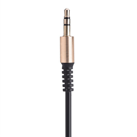 Câble Auxiliaire 3.5mm Mâle à Mâle en Forme de L et Droite pour Haut-parleurs et Casque (1/5)