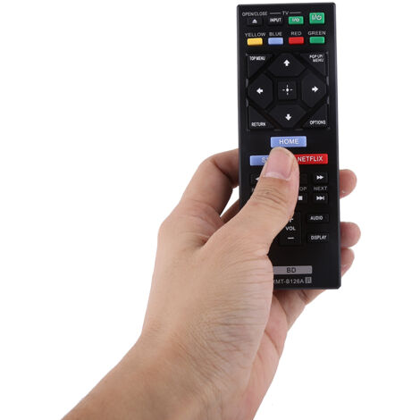 Télécommande de Remplacement RMT-B126A Noire pour Lecteur Blu-Ray Sony - 1 Pièce (1/5)