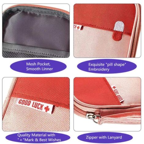 2 Sacs Étanches Grande Capacité, Sac de Rangement Portable pour Urgences et Trousse de Premiers Secours (1/5)