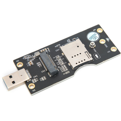 Adaptateur M.2 vers USB 3.0 avec Slot Carte SIM, Carte Riser pour PC, Accessoire NGFF Clé B (1/5)