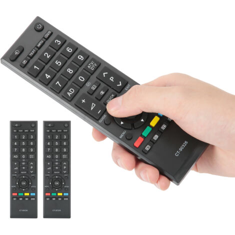 Télécommande sans fil portable CT-90326 pour télévision, boutons sensibles, 2 pièces (1/5)