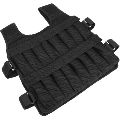 Veste lestée réglable 35KG pour musculation, fitness, course et entraînement fonctionnel