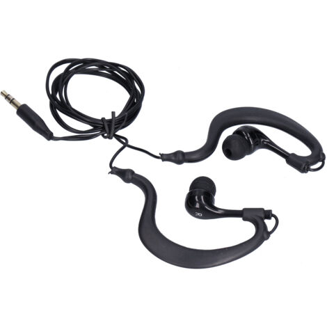 Écouteurs de natation Bluetooth étanches avec bouchons d'oreille remplaçables pour nage, course et surf - Noir (1/5)