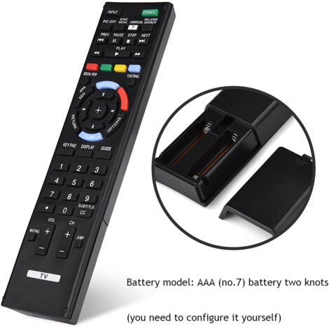 Télécommande universelle intelligente RM-YD103 pour téléviseurs Sony LED/LCD (1/5)