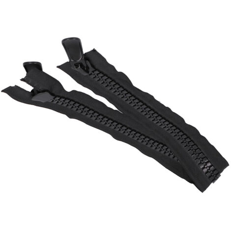 Grande Fermeture Éclair Plastique avec Tirettes pour Sacs de Tente DIY et Accessoires de Couture 61CM