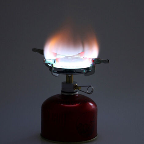 Réchaud de Camping Portable Mini, Brûleur à Gaz Pliant pour Pique-nique en Plein Air (1/5)