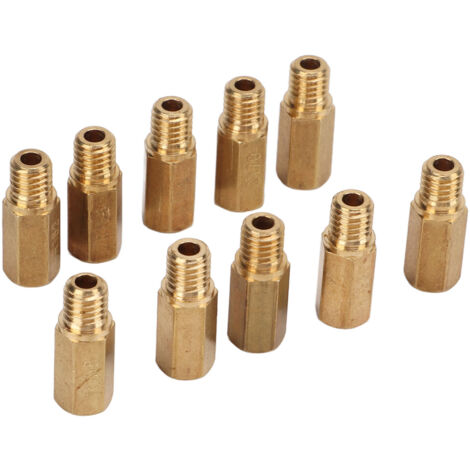 Kit de 10 Jets Principaux en Métal pour Carburateurs Keihin FCR MX PWK PWM PE PJ, Tailles 155-178, Pièces de Rechange (1/5)