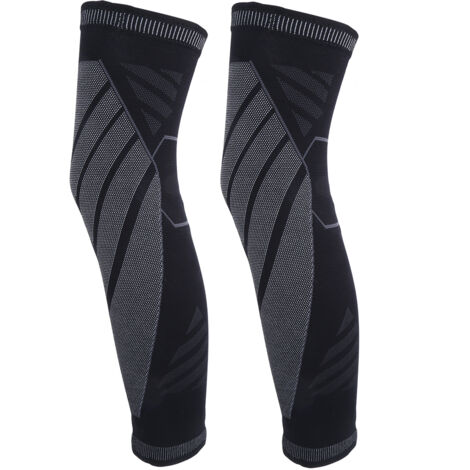 2 Pièces Genouillères d'Été Légères en Nylon Tricoté Manches Longues Souples pour Sport Taille XL (1/5)