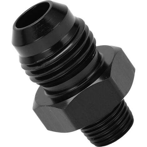 Raccord de Ligne de Carburant Droit 6AN à 1/8NPT en Aluminium 6061‑T6 Noir pour Accessoires Auto (1/5)