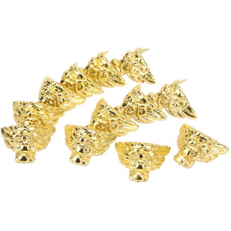 Pieds de boîte à bijoux style rétro, protège-coins en plastique résistant pour meubles en bois et coffrets (1/5)