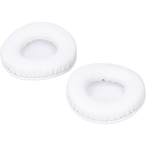 Coussinets de remplacement pour casque audio ATH-WS70, ATH-WS77, ATH-WS99, MDR-V55, MDR-V500, MDR-7502 (Blanc) (1/5)