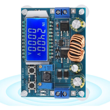Module d'alimentation élévateur abaisseur de tension avec affichage numérique LCD et régulation de courant constant (1/5)