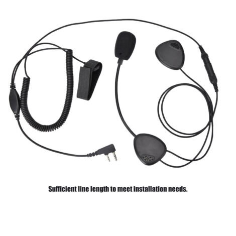 Casque moto radio-talkie étanche avec micro-écouteurs intégrés pour vélo et motocyclette