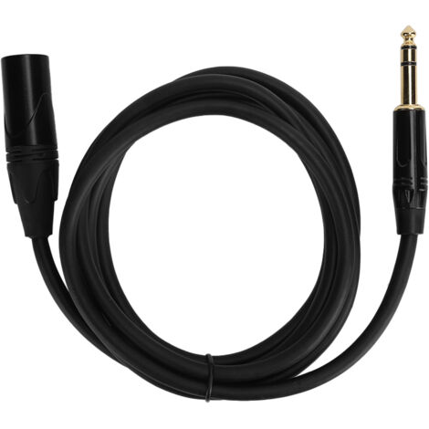 Câble Microphone XLR Mâle vers Jack 6.35mm Mâle pour Signal Équilibré - JD6004 1m / 3.3ft (1/5)