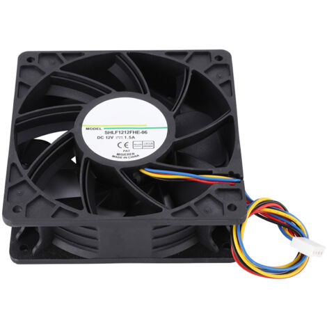 Ventilateur de Refroidissement 12CM 12V DC 1.5A PWM 4 Broches avec Contrôle de Vitesse et Température (1/5)