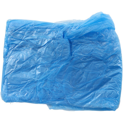 Poncho de pluie jetable imperméable en PE pour randonnée et voyage d'urgence (1/5)