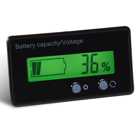 Écran LCD Rétroéclairé - Testeur Universel de Capacité et Tension de Batterie - Moniteur Voltmètre (1/5)