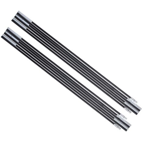 Kit de Barres de Soutien en Fibre de Verre pour Tentes de Camping et Abris Solaires Extérieurs
