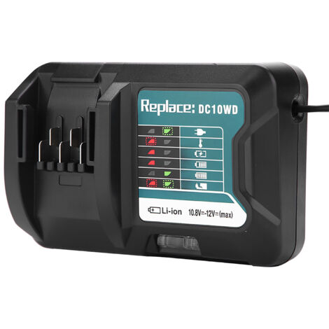 Chargeur Rapide Lithium pour Batteries Makita 10.8V 12V DC10WD/BL1015, Prise EU 100-240V (1/5)