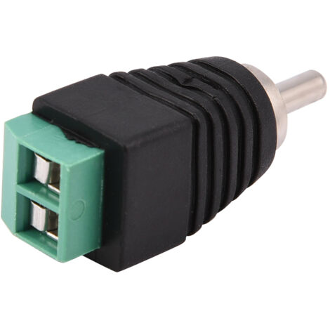 15 Pièces Connecteur RCA Mâle vers Bornier à Vis pour Audio/Video - Adaptateur