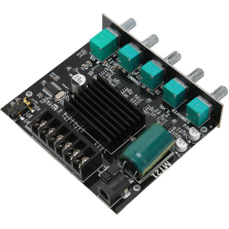Amplificateur Audio Puissant ZKMT21, Carte Ampli BT Stéréo Numérique 12-24V pour Enceintes 15-100W 4-8Ω (1/5)