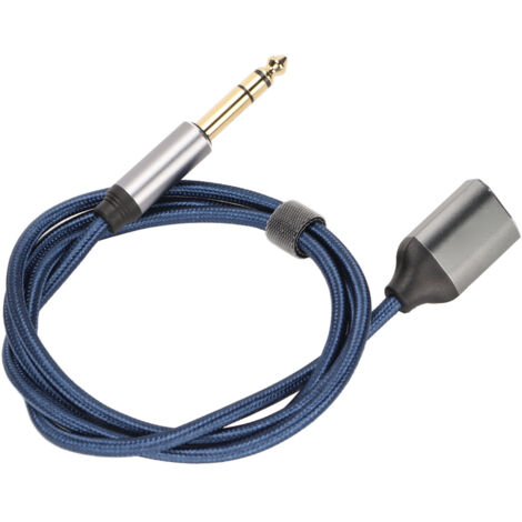 Câble d'adaptateur 6,35 mm mâle vers 2 x 3,5 mm femelle, câble audio anti-interférence pour équipements audio avec prises 6,35 mm (1/5)