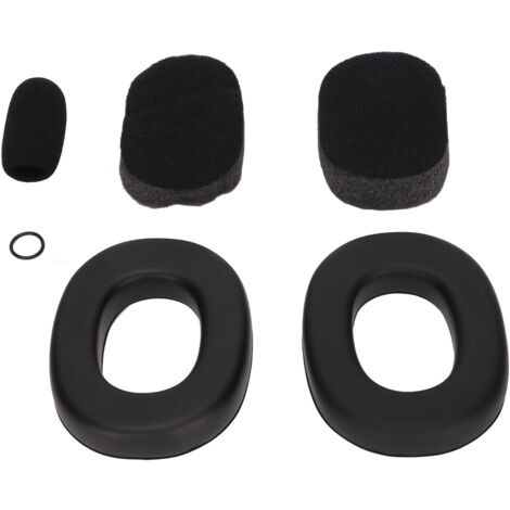 Coussinets en silicone réducteurs de bruit pour casque d'aviation, accessoire pour écouteurs de pilote (1/5)