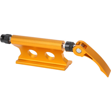 Support de Fourche Vélo Rapide, Fixation Sécurisée pour Porte-Bagages Avant, Clip de Rack Jaune (1/5)