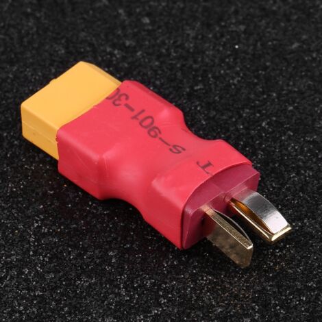 Adaptateur de Connecteur XT60 Femelle vers T Dean Mâle sans Fil pour Batterie d'Avion RC (1/5)