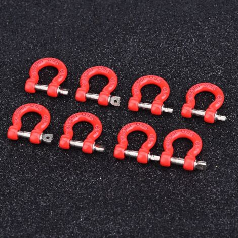 Kit de 8 pièces de fixation métallique pour véhicule RC tout-terrain et remorquage (1/5)