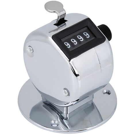 Compteur manuel métallique 4 chiffres pour sports et golf (1/5)