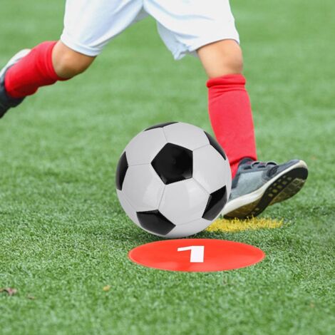 10 Disques Marqueurs d'Entraînement de Football - Équipement d'Exercices Plat (1/5)