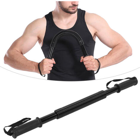 Barre de résistance pour entraînement musculaire à domicile - Équipement fitness homme 20kg (1/5)