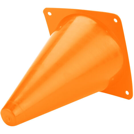 6 pièces Cônes d'Entraînement de Football 18cm, Accessoires Marqueurs en Plastique Orange pour Barrières d'Exercice (1/5)