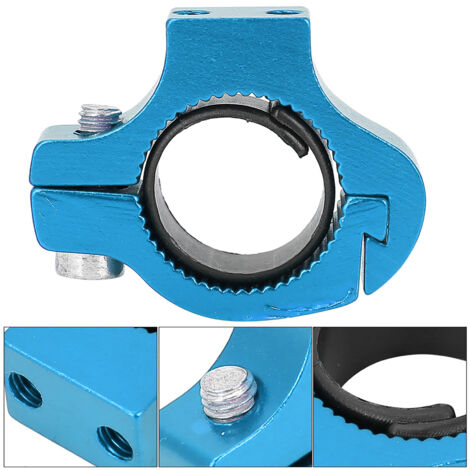 Porte-gourde vélo support bidon guidon moto fixations boisson bleu (1/5)