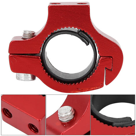 Porte-gourde vélo support bidon guidon moto fixations boisson (rouge) (1/5)
