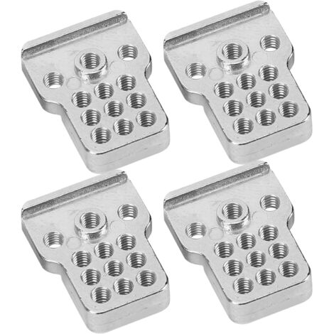 Amortisseurs en Alliage d'Aluminium pour Voiture RC, Pièces Améliorées pour WPL C14/C24/MN D90 - Blanc (1/5)