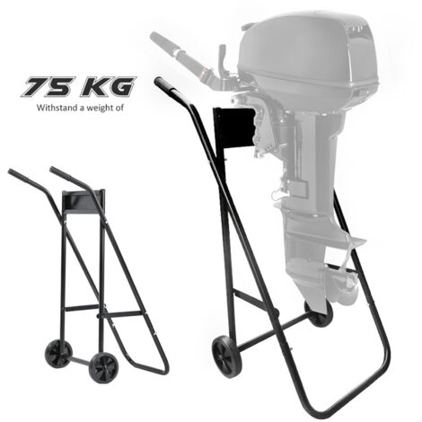 Chariot pliable pour moteur hors-bord en acier, support marin portable pour hélice et bateau (1/5)