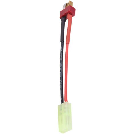 Adaptateur T Plug Mâle vers Connecteur Tamiya Femelle, Câble Silicone 18AGW pour Accessoires RC (1/5)