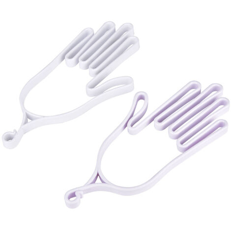 2 Pièces Étireur de Gant de Golf en Plastique Multifonction - Accessoire de Soutien (Blanc Rose Clair) (1/5)