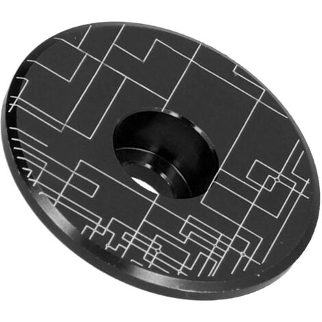Capot supérieur de direction en alliage d'aluminium pour vélo de montagne et vélo de route, noir (1/5)