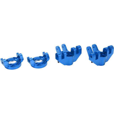 Base de Siège C et Coupe de Direction Avant en Alliage d'Aluminium pour Camion LOSI LMT 1/8, Bleu (1/5)