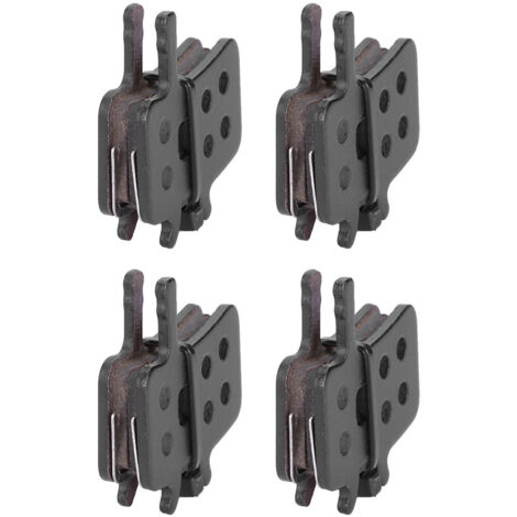 4 Paires de Plaquettes de Frein à Disque Résine Semi-Métalliques pour Vélo - Pièces de Freinage (1/5)
